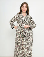 Load image into Gallery viewer, Leopard Print V-neck Loungedress

