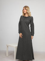 Load image into Gallery viewer, Long Sleeve Mini Dots Nightgown
