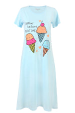 Load image into Gallery viewer, Ice Cream Print Short Sleeve Nightshirt
