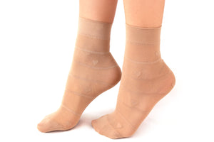 Heart Ankle High Tights