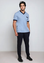 Load image into Gallery viewer, Men Pajama Short Sleeve long Pants
