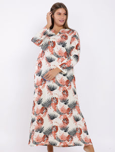 Women All Over Print Viscose Nightshirt