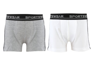 Boy's Boxer Briefs Underwear, 2 Per Pack