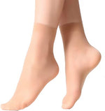 Load image into Gallery viewer, Ankle High Sheer Tights 5 Pair
