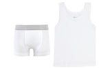 Load image into Gallery viewer, Boy&#39;s Sleeveless Undershirt Tank Top and Boxer Underwear Set
