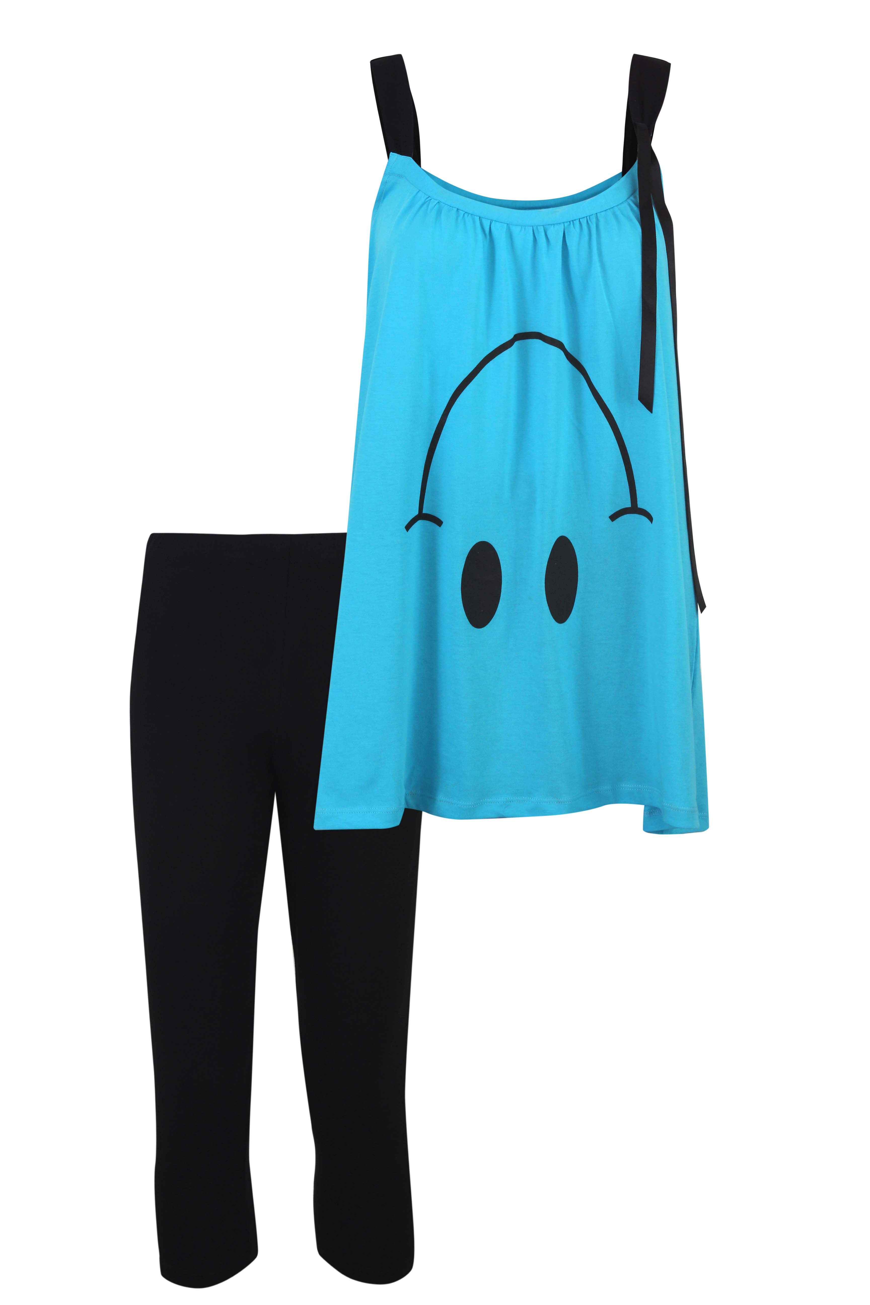 Cut Sleeve Capri Loungeset