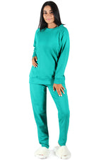 Load image into Gallery viewer, Long Sleeve Plain Women Loungeset
