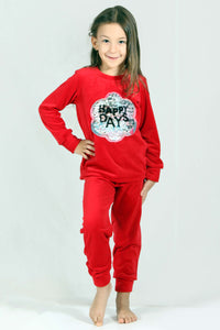 Girls Velvet Pajama