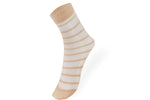 Load image into Gallery viewer, Women&#39;s Ankle-High Stripes Jacquard-Knit Hosiery Socks

