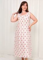 Load image into Gallery viewer, Floral Sleeveless Cotton Nightdress
